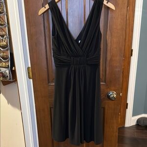 White House Black Market Black Plunge Sundress